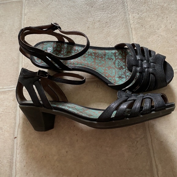 Camper Peep Toe Mini Heal Sandals - Picture 3 of 5